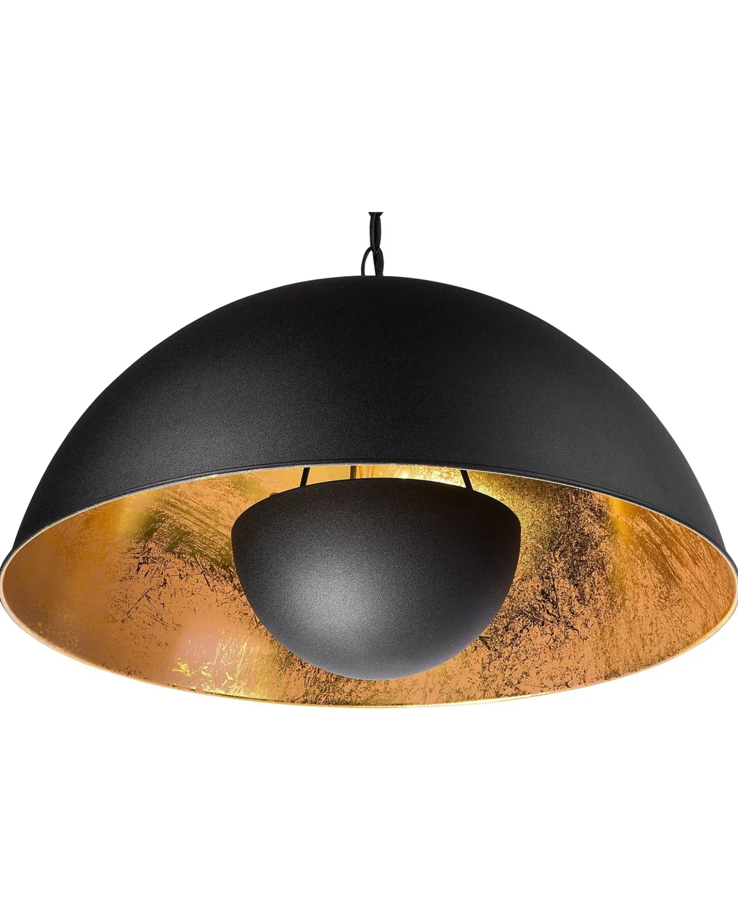 Lampadario THAMES Metallo Nero