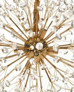 Lampadario TIMANE Vetro Ottone