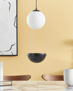 Lampadario TOBINS Vetro Nero