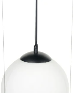Lampadario TOBINS Vetro Nero