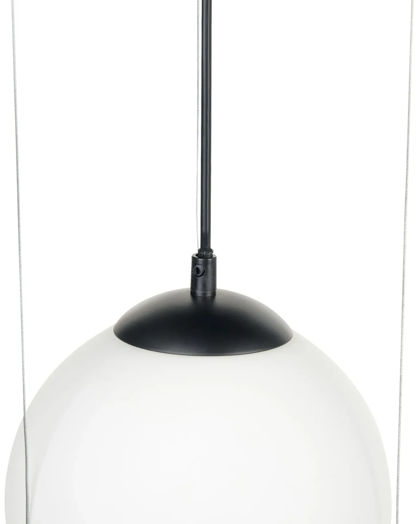 Lampadario TOBINS Vetro Nero