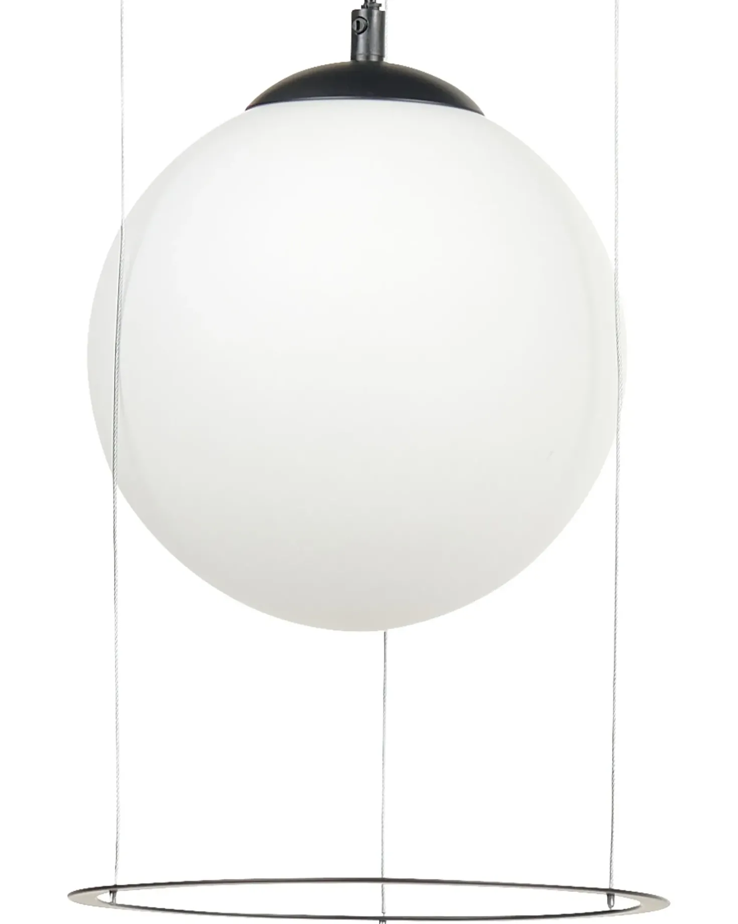 Lampadario TOBINS Vetro Nero