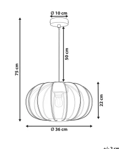 Lampadario TOCUYO Nero