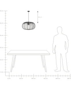 Lampadario TOCUYO Nero