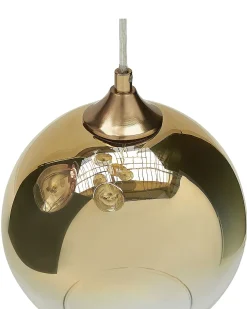 Lampadario TOOMA Vetro Ottone