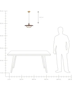 Lampadario TORDILLO Metallo Oro