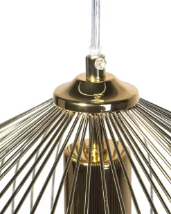 Lampadario TORDINO Metallo Oro