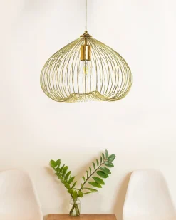 Lampadario TORDINO Metallo Oro