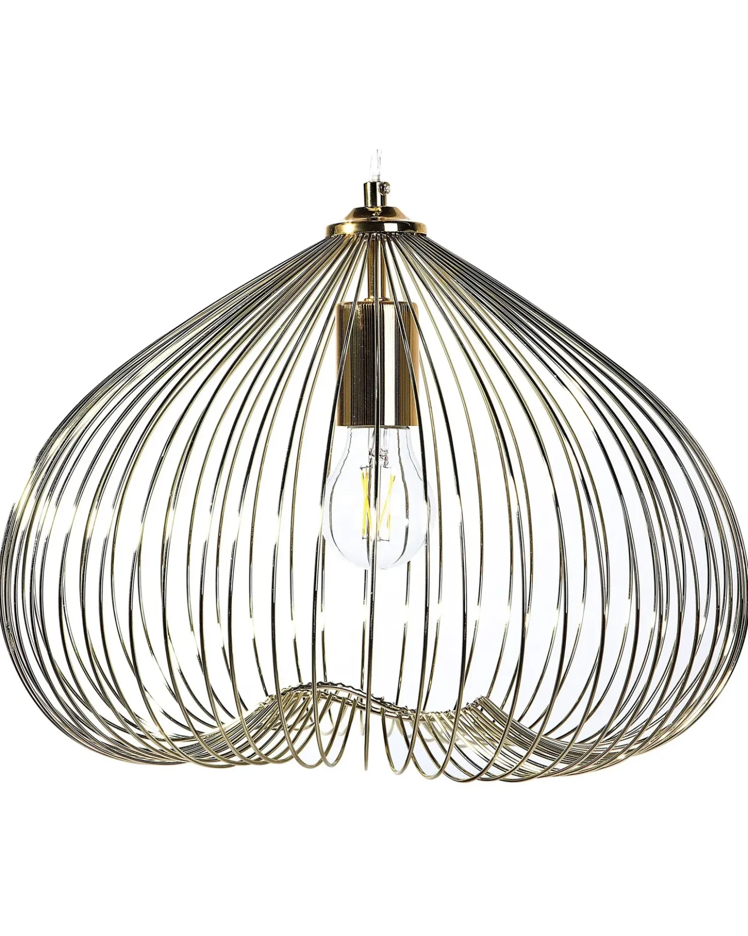 Lampadario TORDINO Metallo Oro