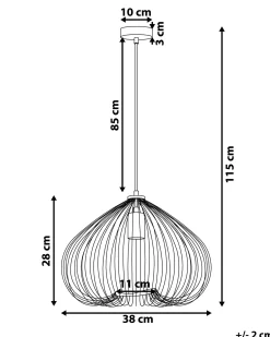 Lampadario TORDINO Metallo Nero