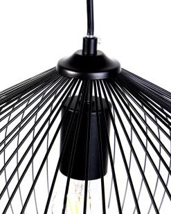 Lampadario TORDINO Metallo Nero