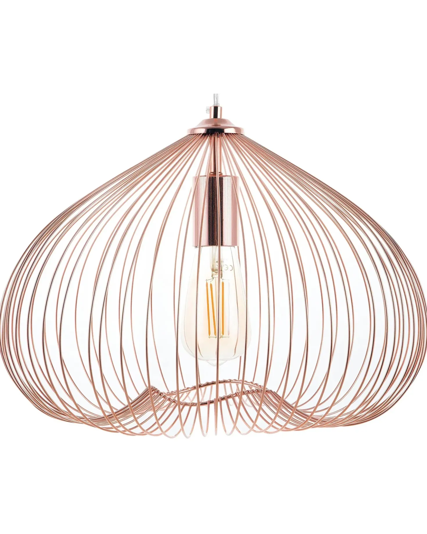 Lampadario TORDINO Metallo Rame