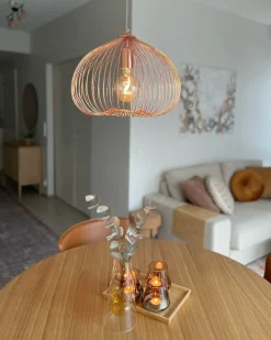 Lampadario TORDINO Metallo Rame