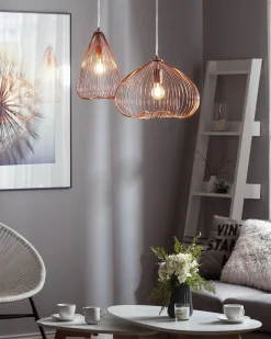 Lampadario TORDINO Metallo Rame