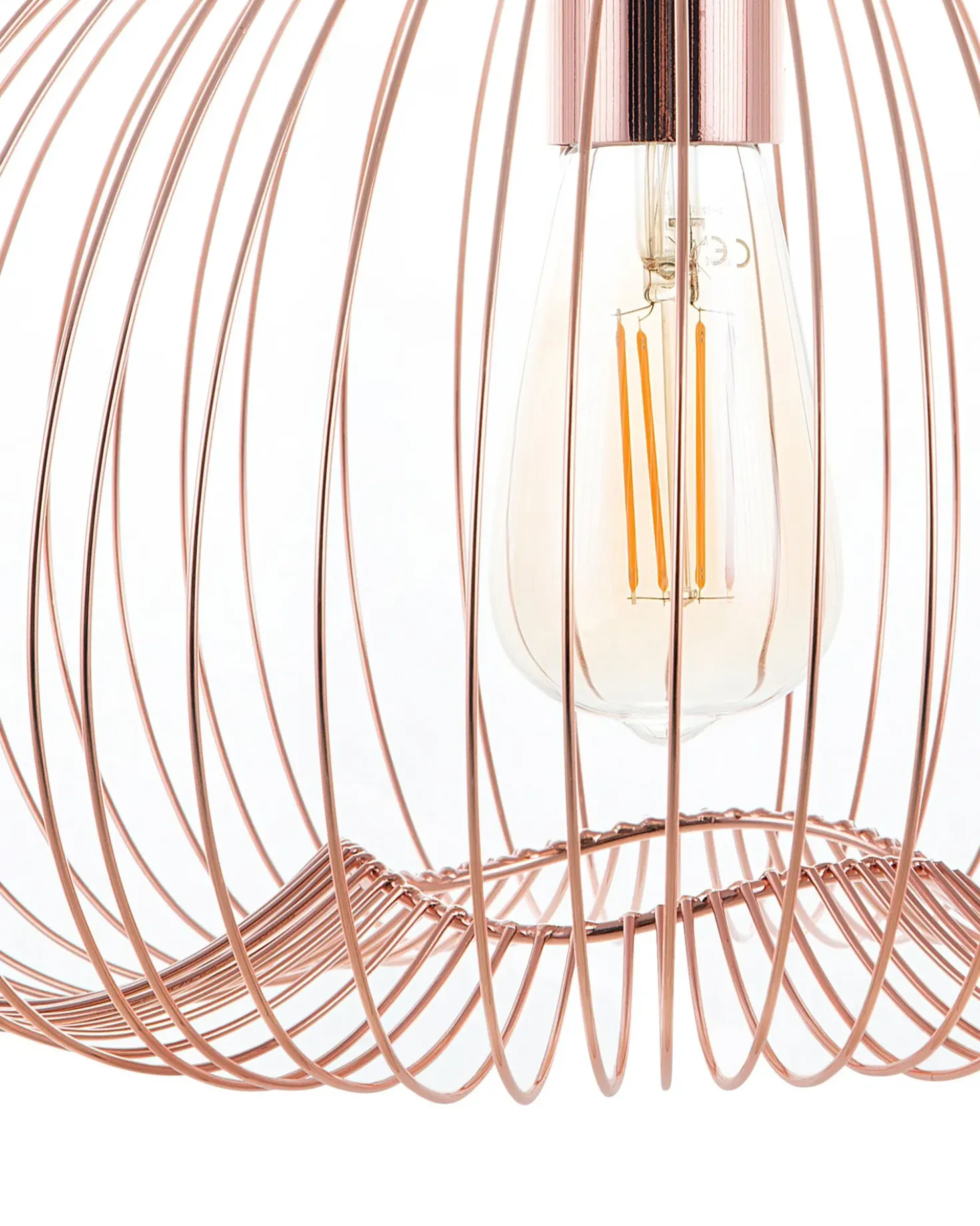 Lampadario TORDINO Metallo Rame