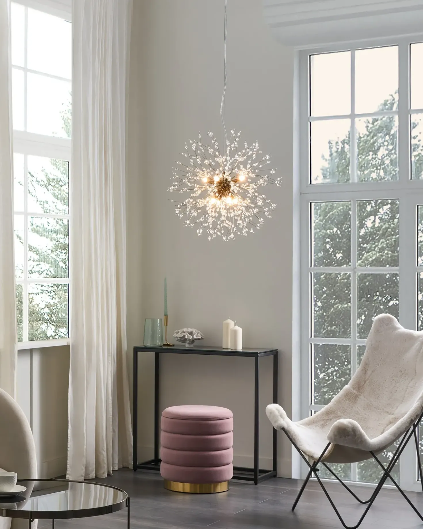 Lampadario TOROLA Metallo Oro