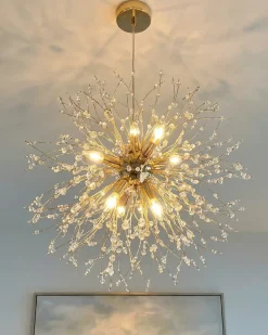 Lampadario TOROLA Metallo Oro