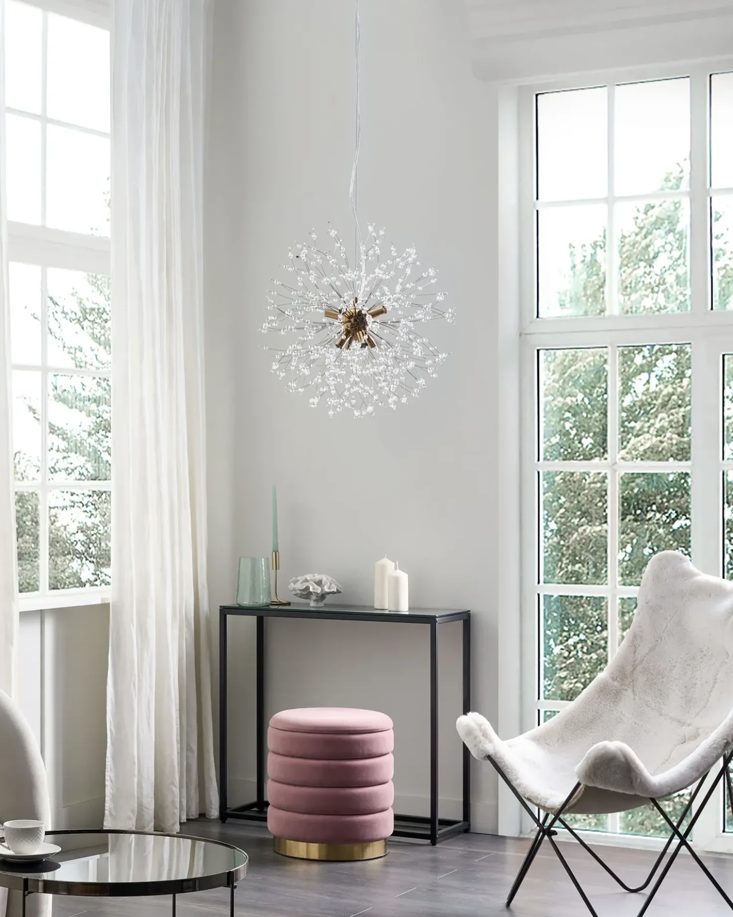 Lampadario TOROLA Metallo Oro