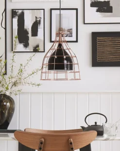 Lampadario TRESA Metallo Nero