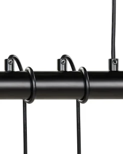 Lampadario TUTAKI Legno di quercia Nero