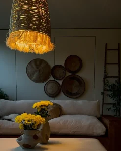 Lampadario TUTONG Vimini Naturale
