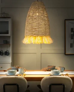 Lampadario TUTONG Vimini Naturale