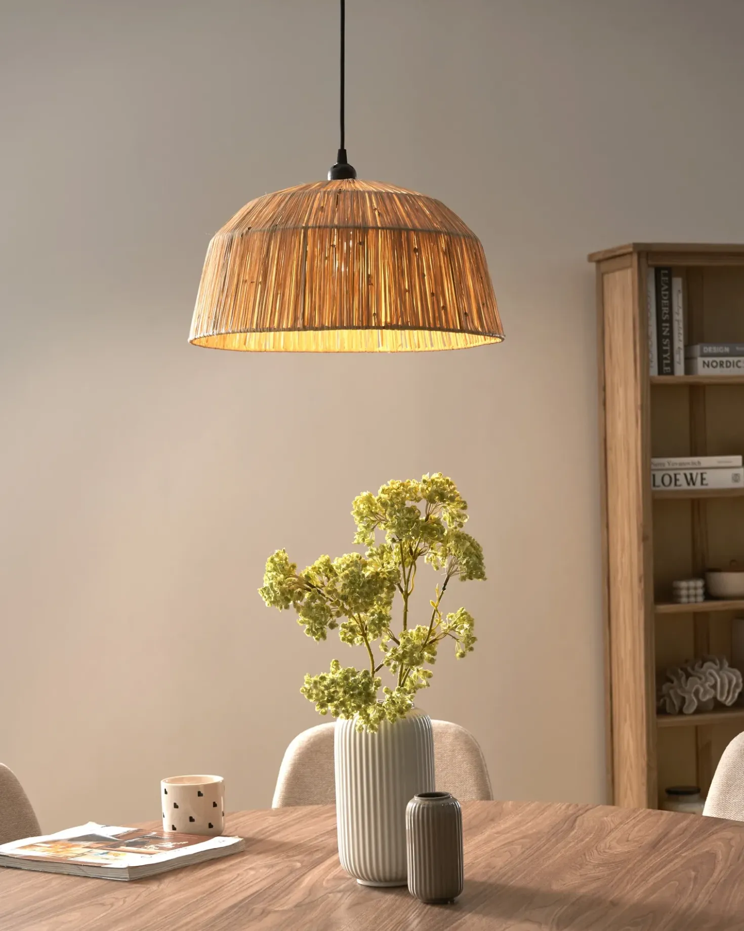 Lampadario UMBA Vimini Naturale