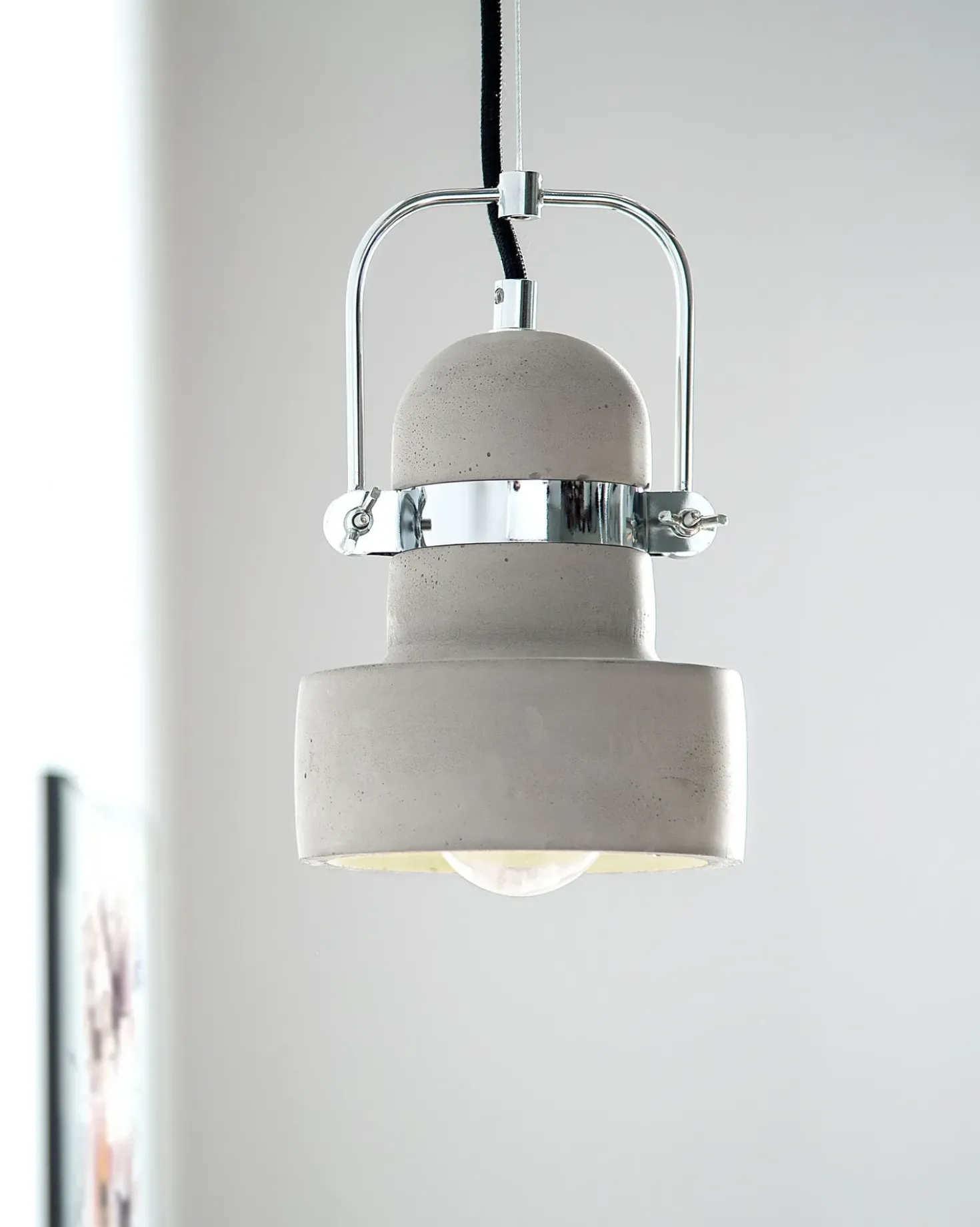 Lampadario VERDE Cemento Grigio