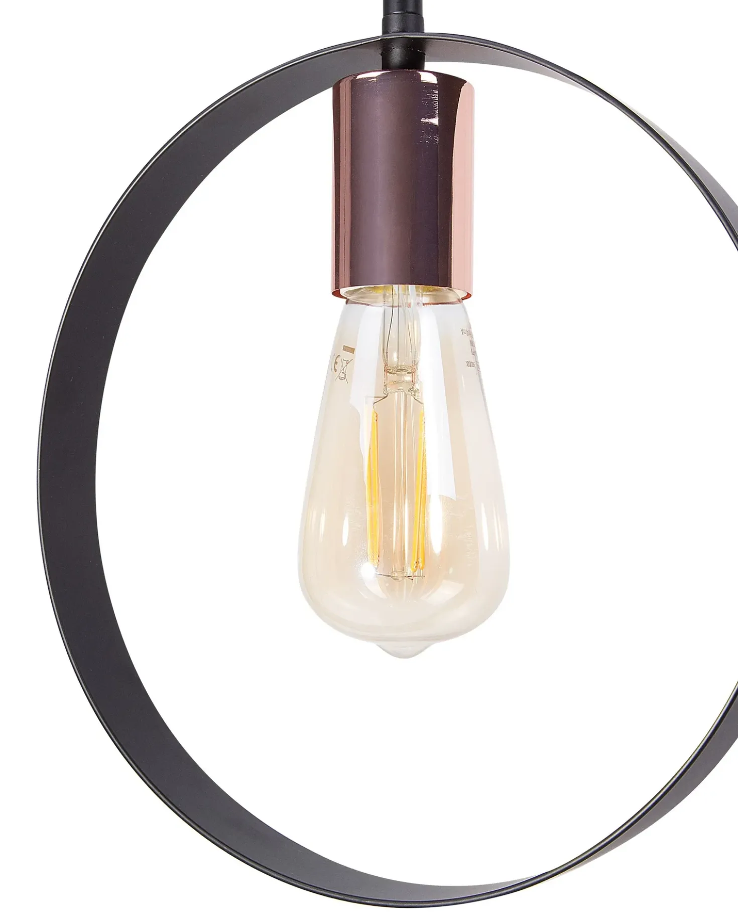 Lampadario VOMANO Metallo Nero