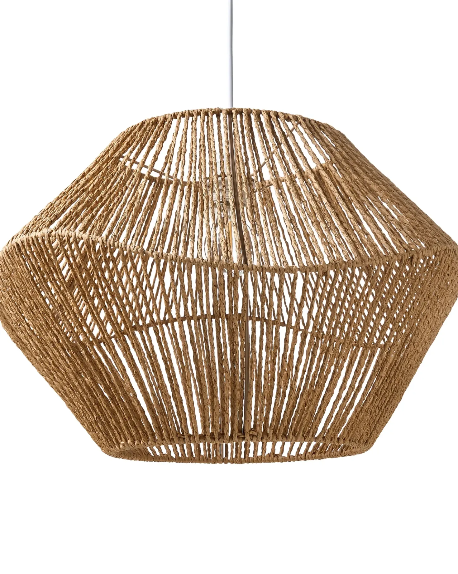 Lampadario YAMBOU Corda di carta Naturale