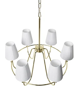Lampadario YAMETHIN Metallo Oro