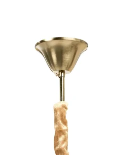 Lampadario YAUCA Vetro Ottone