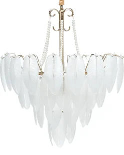 Lampadario YAUCA Vetro Ottone