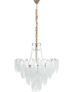 Lampadario YAUCA Vetro Ottone