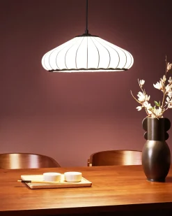Lampadario ZULIA Materiale sintetico Bianco