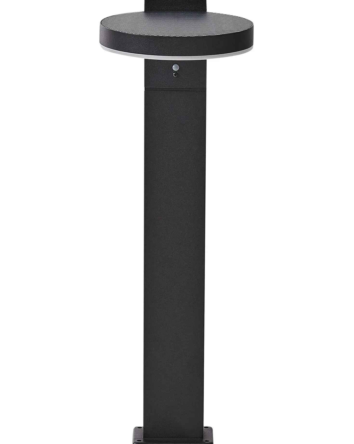 Lampione solare da giardino a LED PARKERS con sensore di movimento Nero