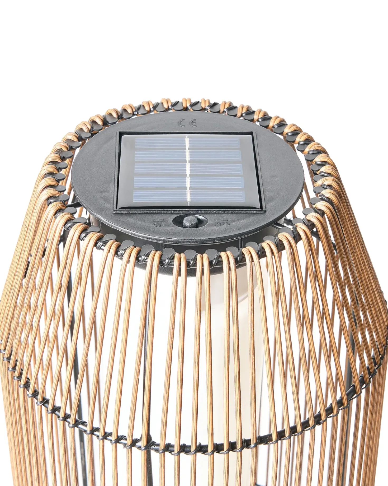 Lanterna a energia solare DONGWE 70 cm Naturale
