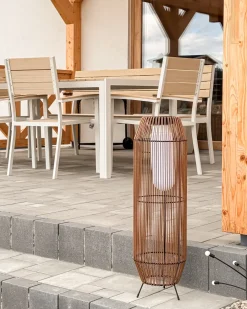 Lanterna a energia solare DONGWE 70 cm Naturale