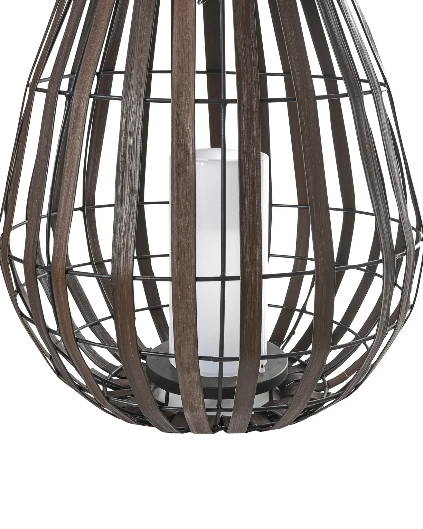 Lanterna a energia solare LUFUPA 61 cm Marrone scuro