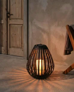 Lanterna a energia solare LUFUPA 61 cm Marrone scuro