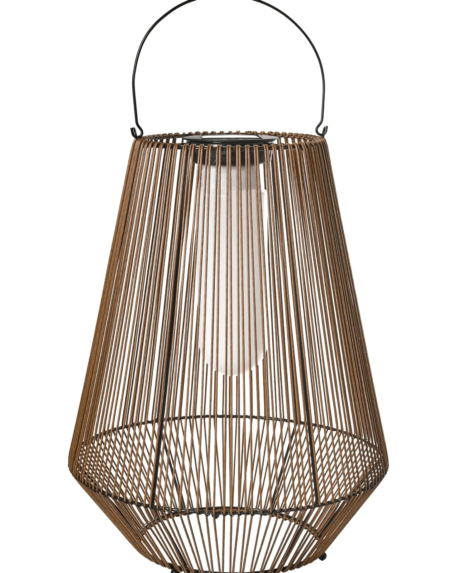 Lanterna a energia solare LUSWISHI 68 cm Naturale