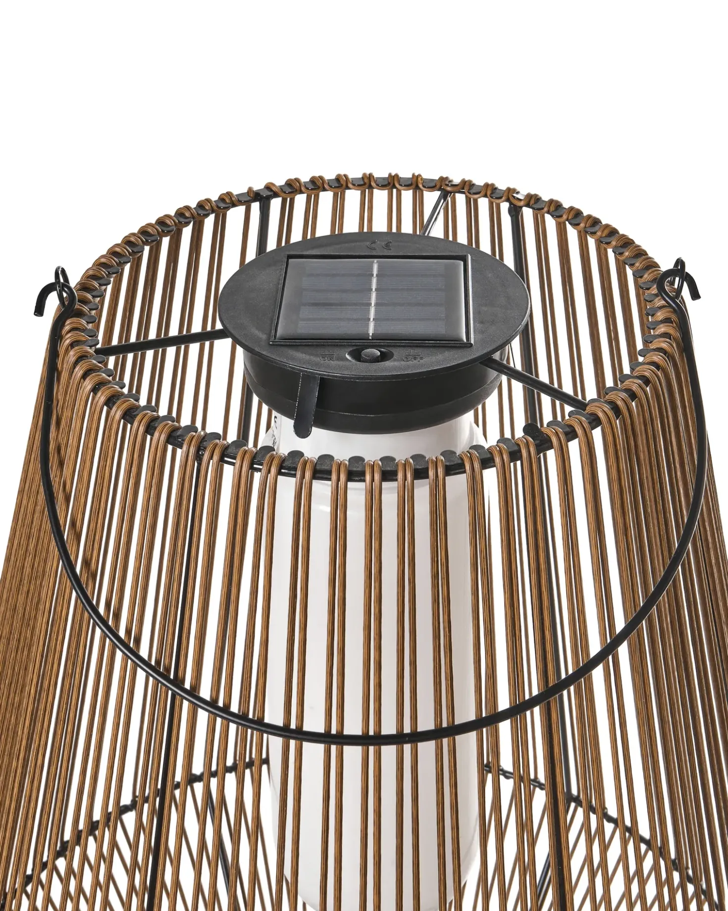 Lanterna a energia solare LUSWISHI 68 cm Naturale