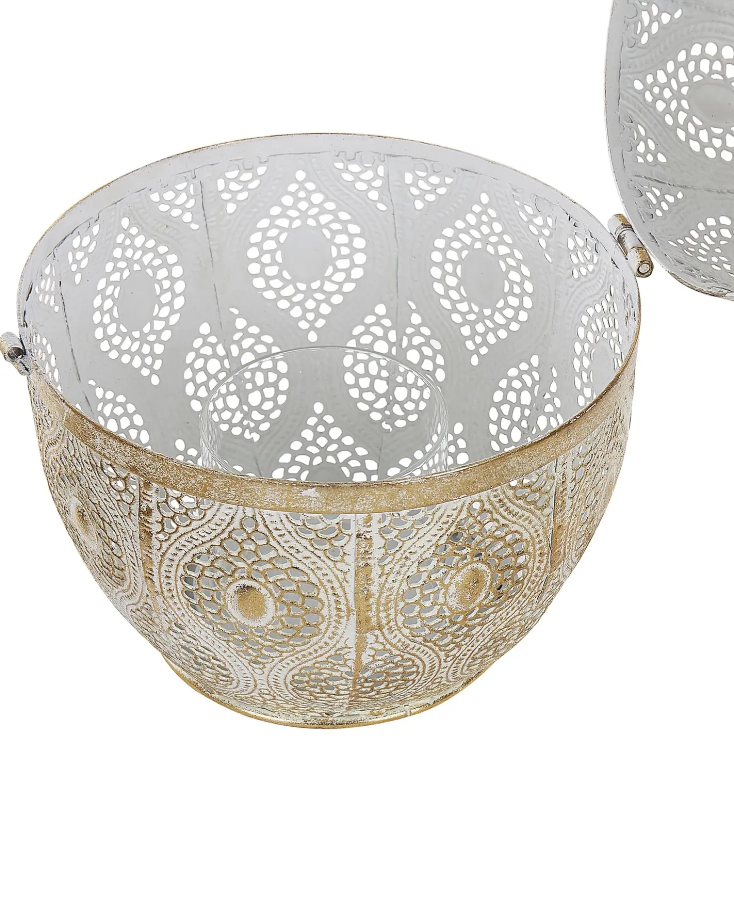 Lanterna AMORGOS Metallo 34 cm Oro