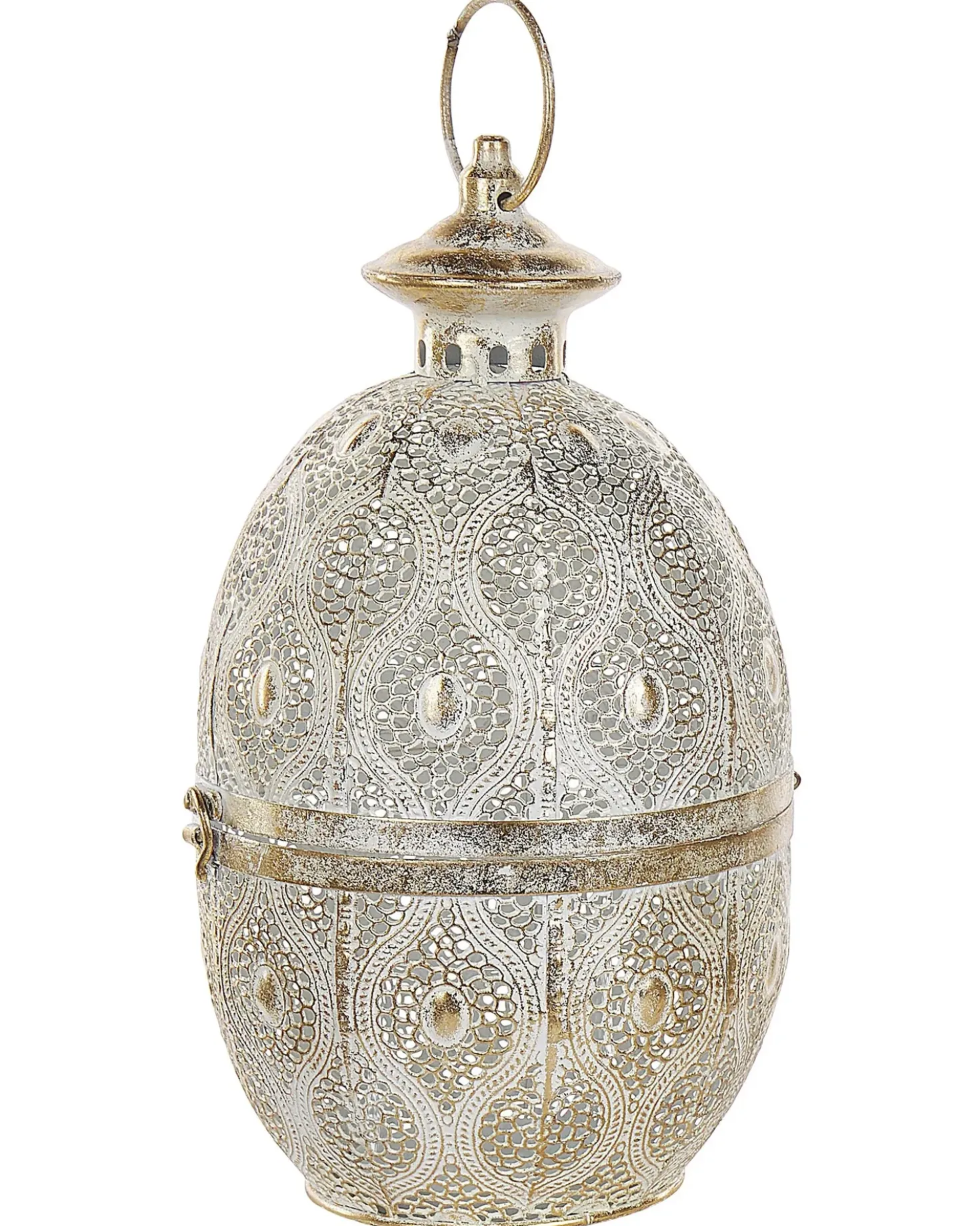 Lanterna AMORGOS Metallo 34 cm Oro