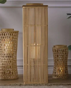 Lanterna BALABAC Bambù 88 cm Marrone chiaro