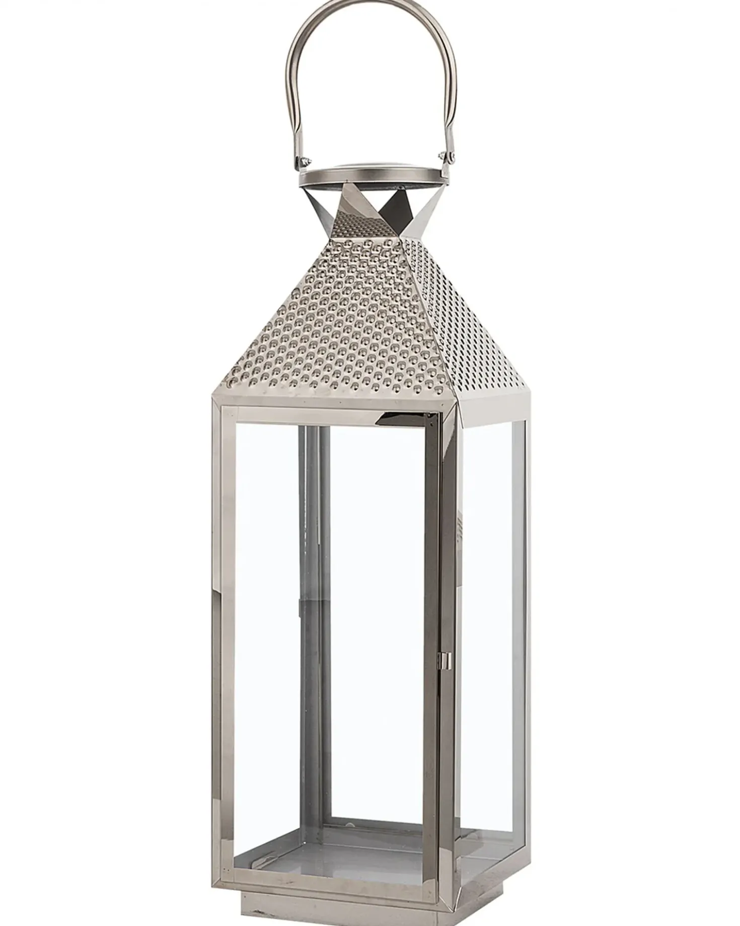 Lanterna BALI Acciaio inox 55 cm Argento