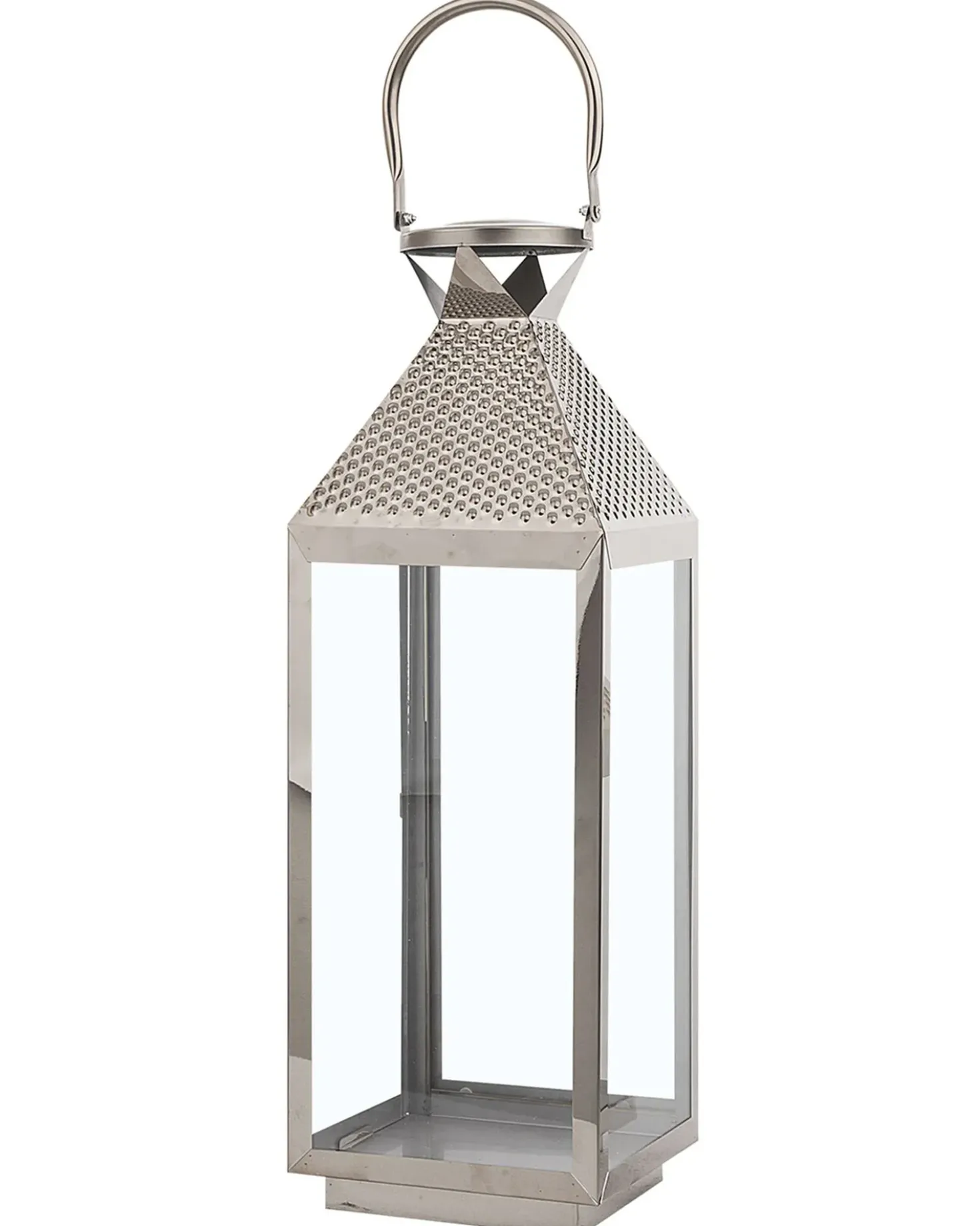 Lanterna BALI Acciaio inox 55 cm Argento