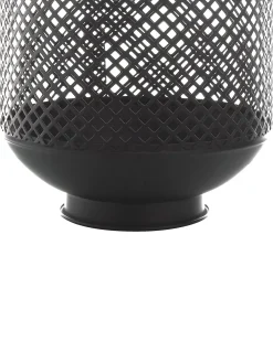 Lanterna CORON Metallo 34 cm Nero