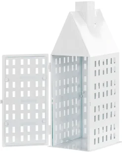 Lanterna DOLOK Metallo 40 cm Bianco