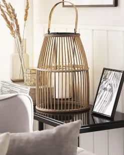Lanterna HOSTE Bambù 32 cm Beige